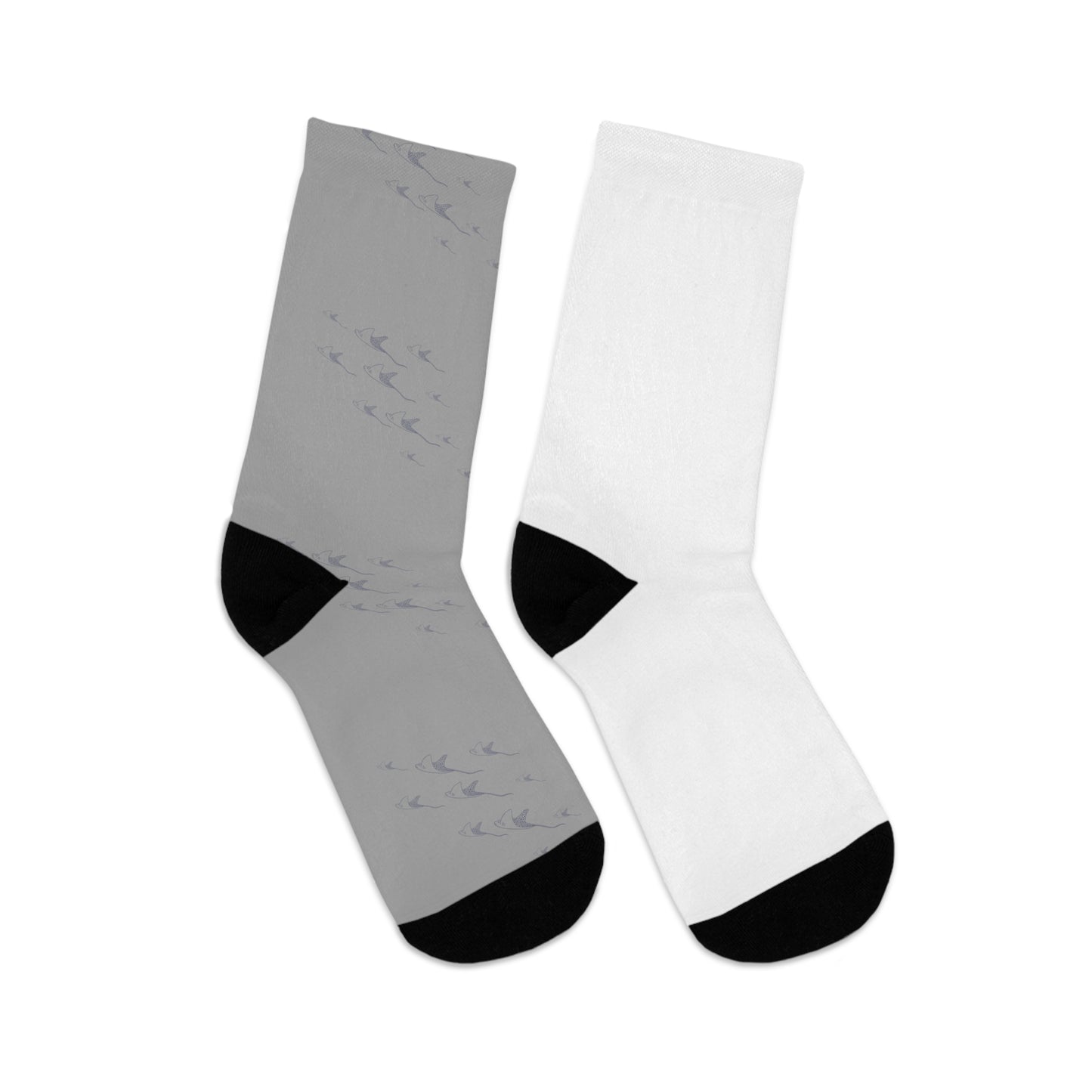 Eagle Spotted Ray Recycled-Poly Crew Socks
