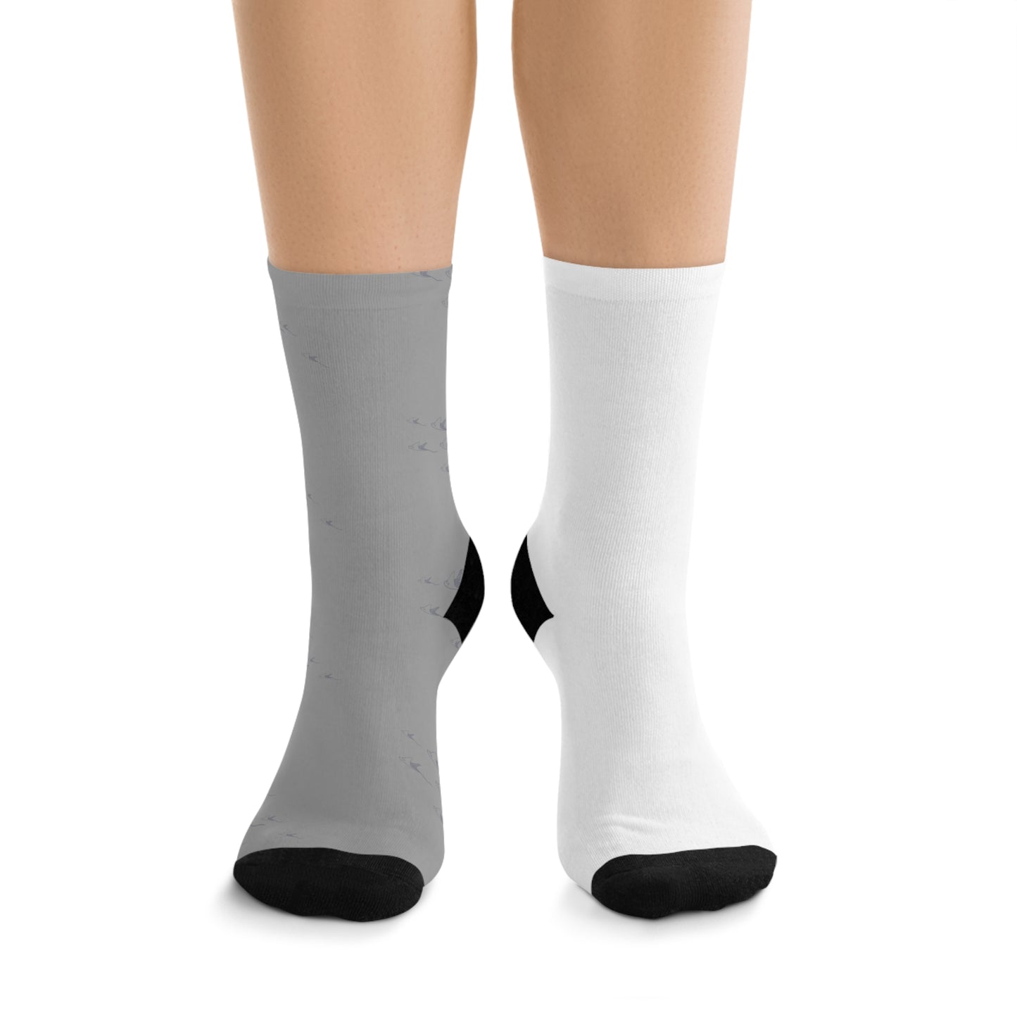 Eagle Spotted Ray Recycled-Poly Crew Socks